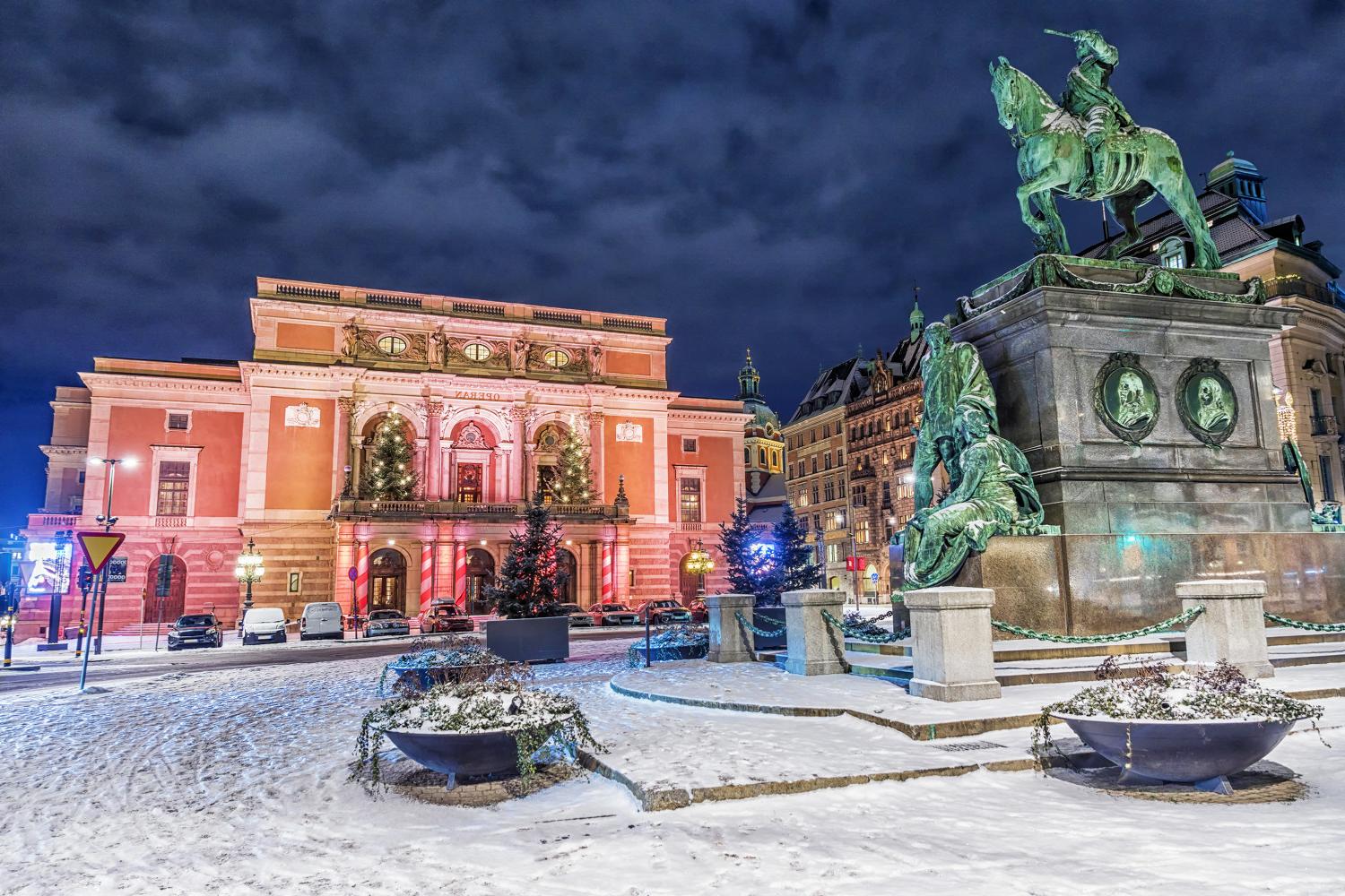 The Royal Swedish Opera in Stockholm, Sweden.